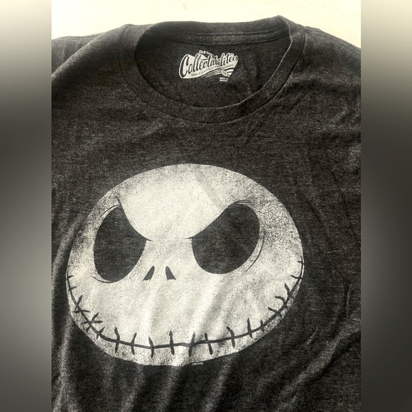 Men’s Size L Jack Skellington Dark Grey Tee - Worn Once - Super Soft - Picture 2 of 2